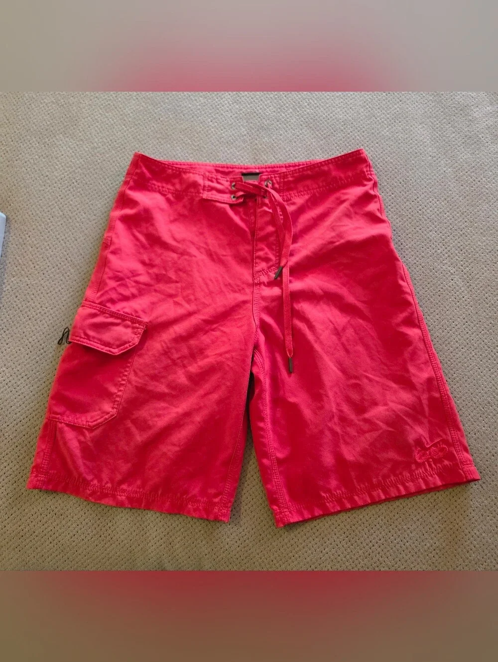 Men's Nike 6.0 Red Board Shorts Swim Trunks